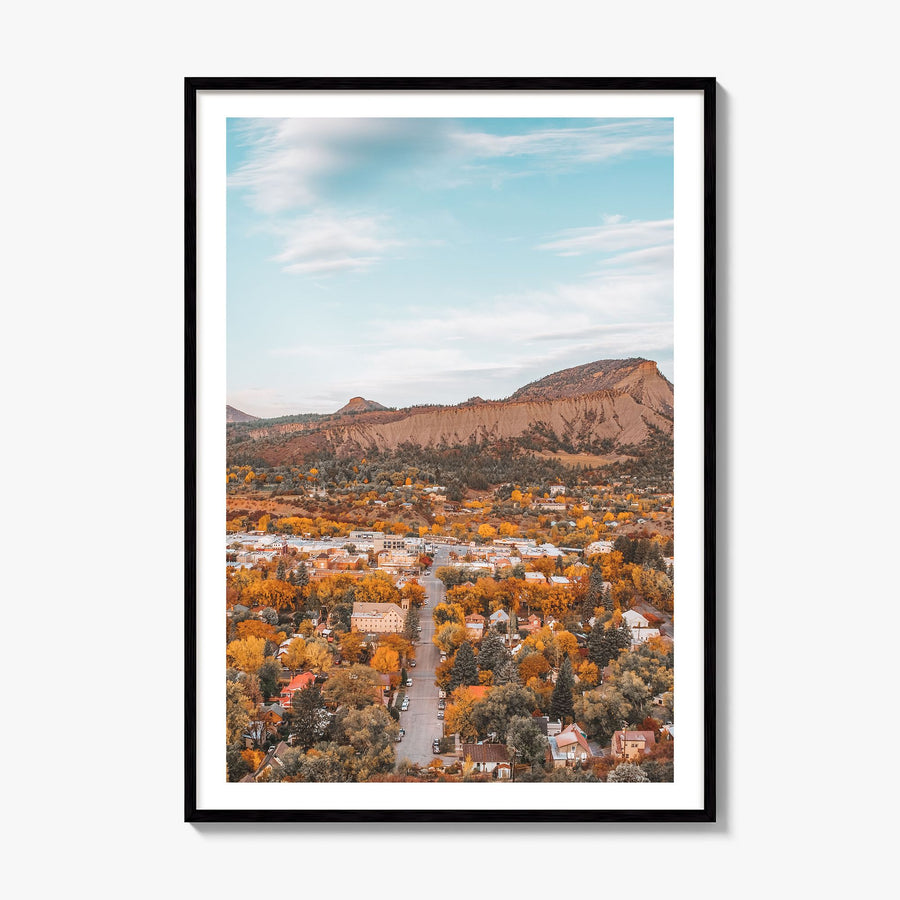 Durango, Colorado Photo Poster, framed poster mockup, white border