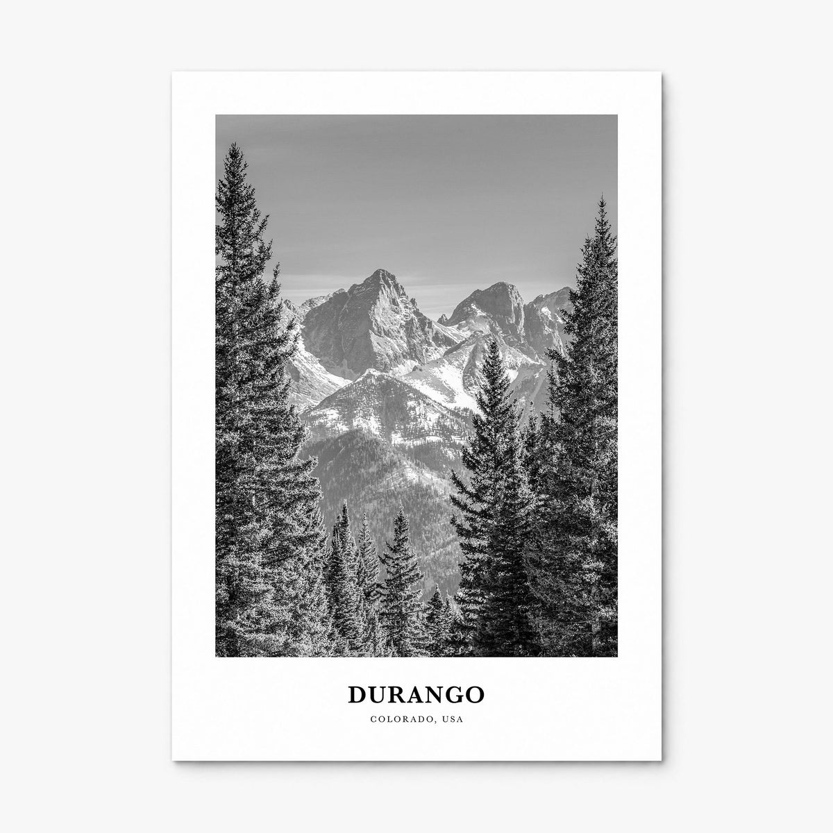 Durango, Colorado Classic Poster, print only (unframed)