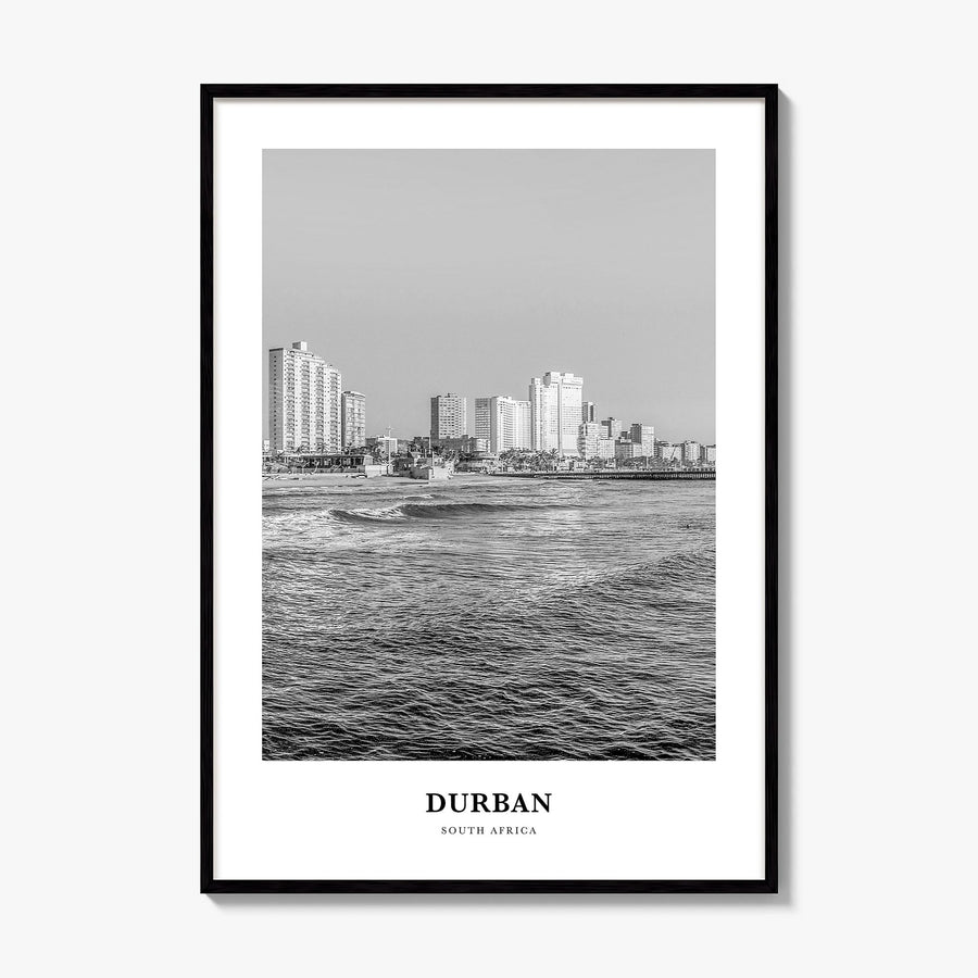 Durban Classic Poster, framed poster mockup