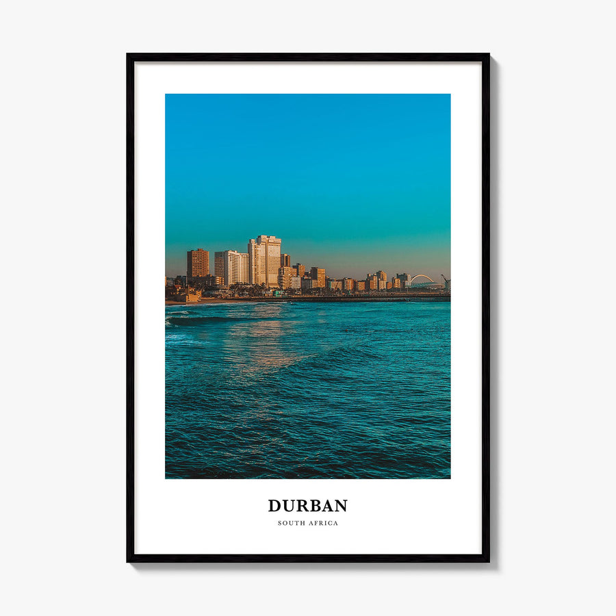 Durban Classic Poster, framed poster mockup