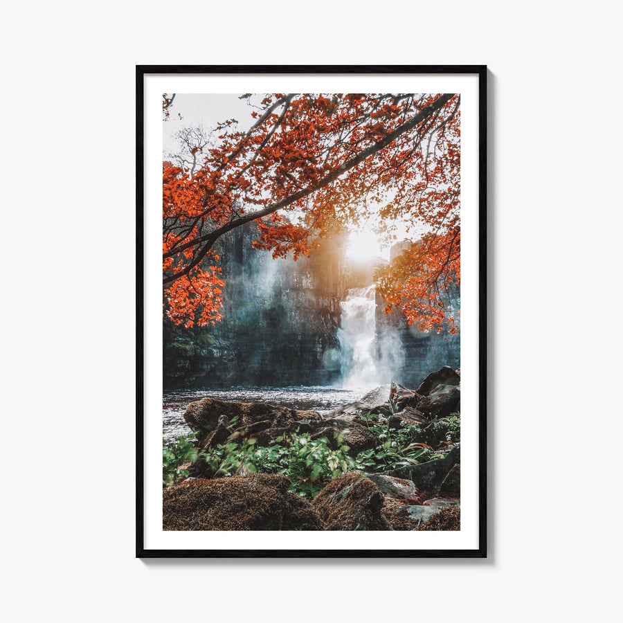 Durham, England no. 2 colorful photo poster of United Kingdom – vertical wall art, unframed print shown in interior mockup