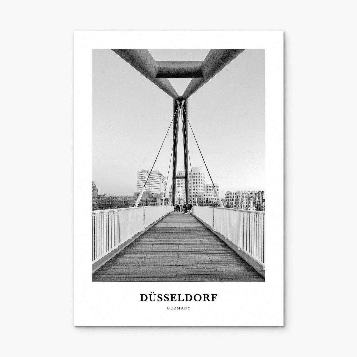 Düsseldorf Classic No 1 Poster, print only (unframed)