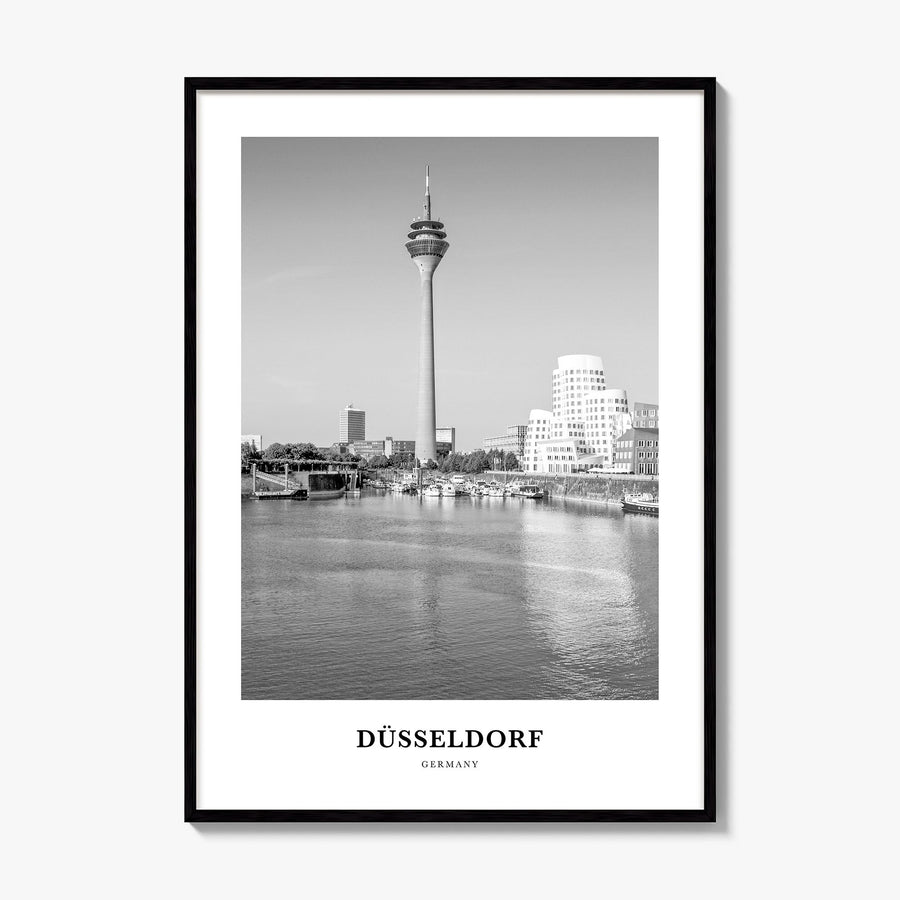 Düsseldorf Classic No 2 Poster, framed poster mockup
