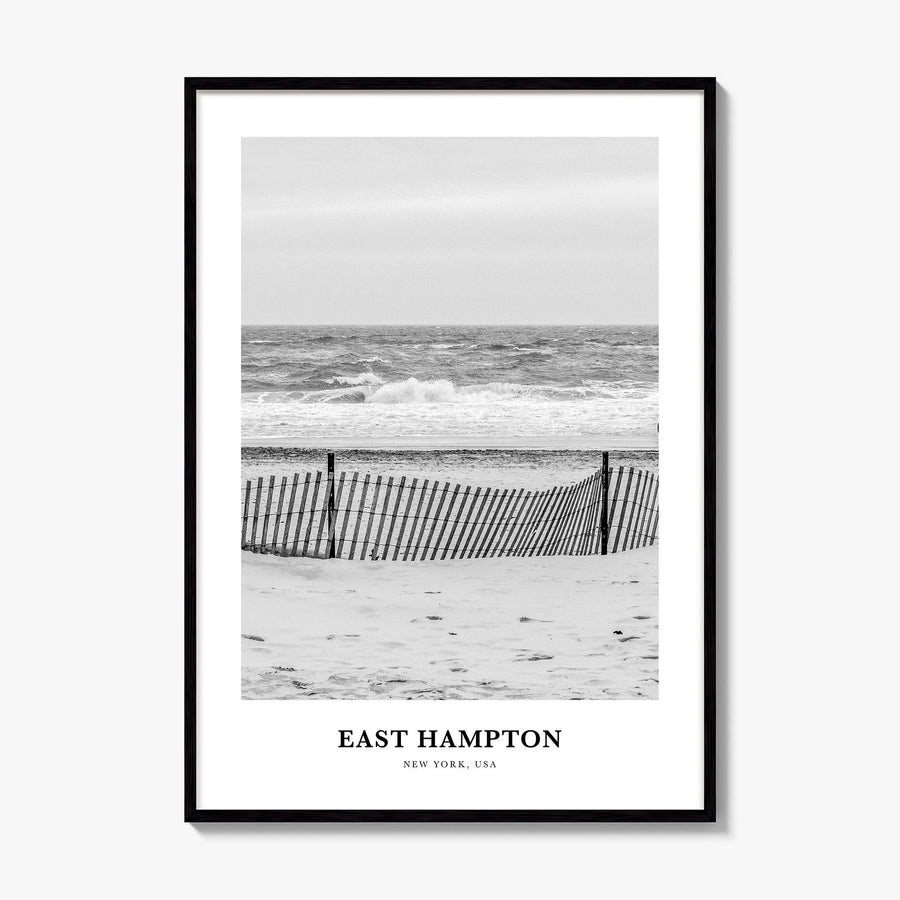 East Hampton Classic Poster, framed poster mockup