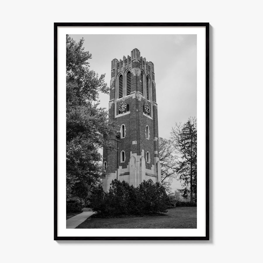 East Lansing Photo Poster, framed poster mockup, white border