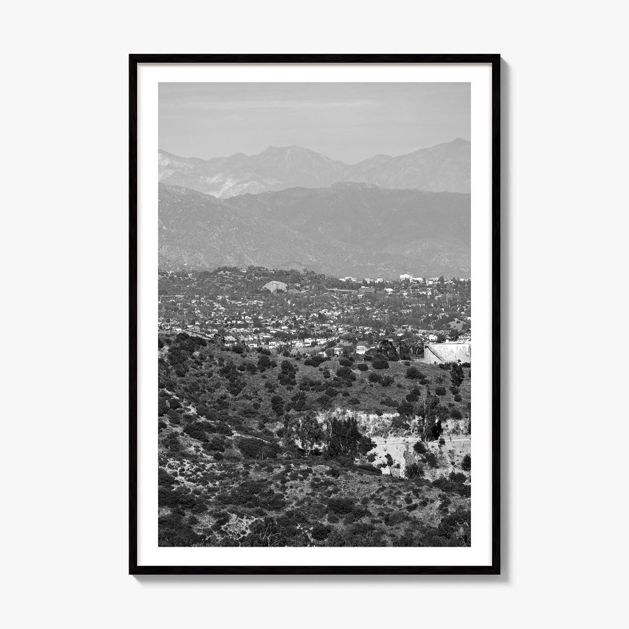 East Los Angeles Photo Poster, framed poster mockup, white border