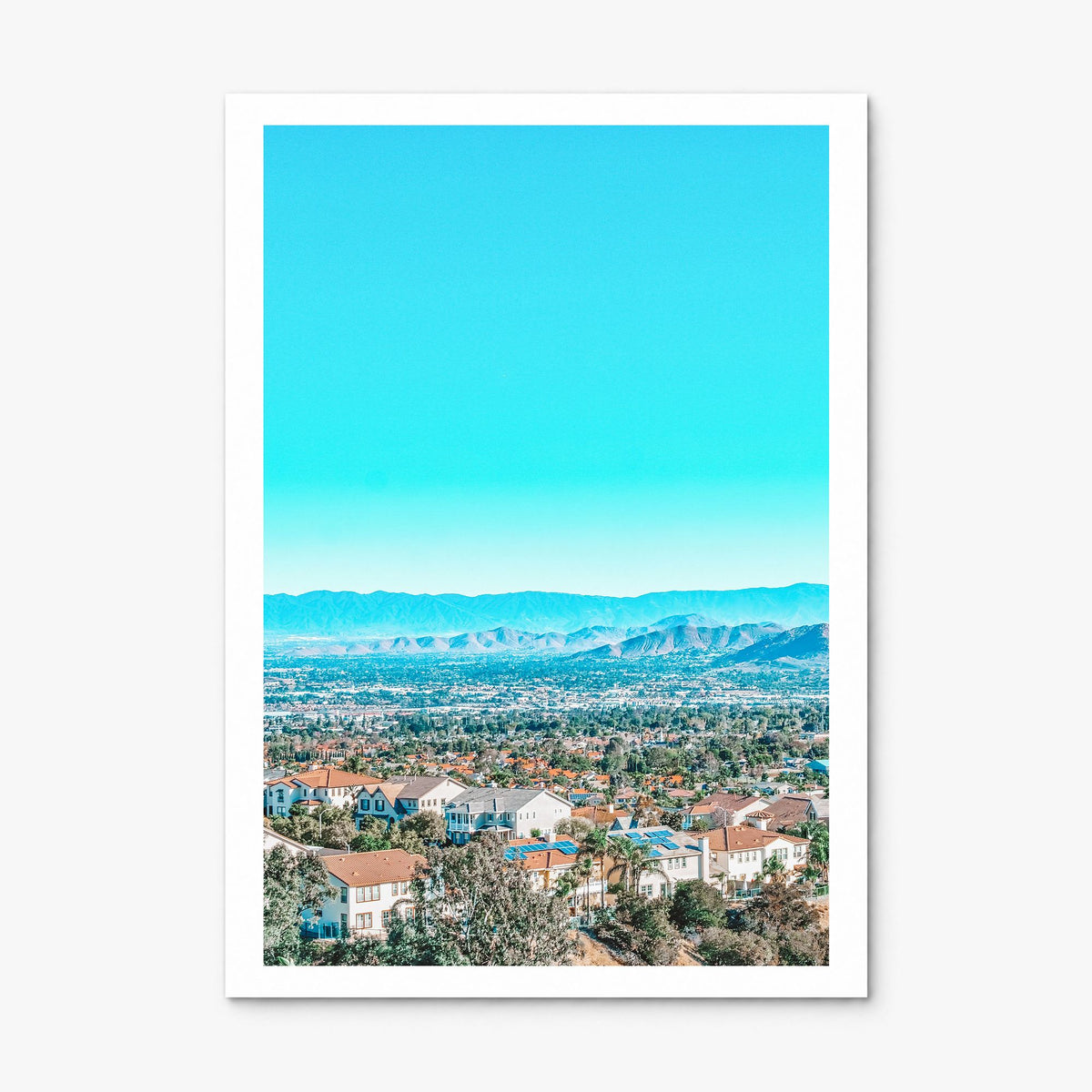 East Los Angeles Photo Poster, print only (unframed), white border