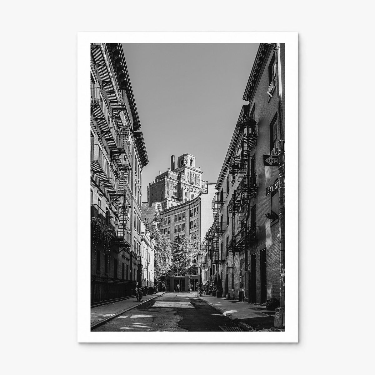 East Village, New York Photo Poster, print only (unframed), white border