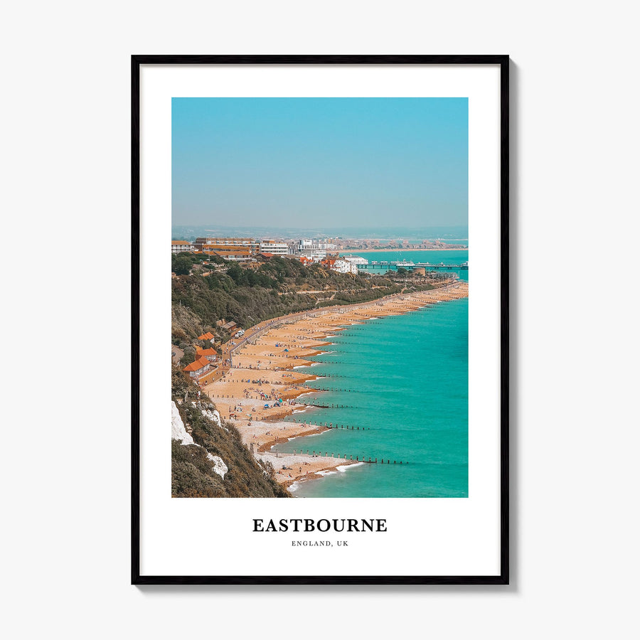 Eastbourne Classic Poster, framed poster mockup