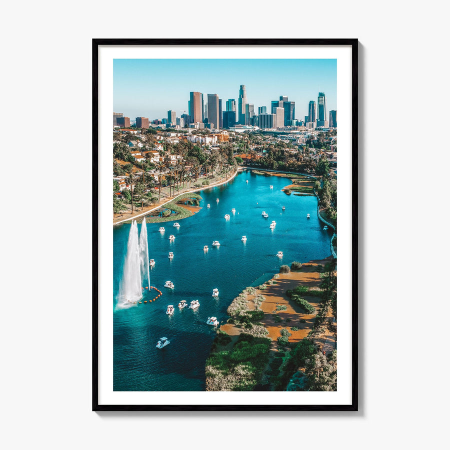 Echo Park Photo Poster, framed poster mockup, white border