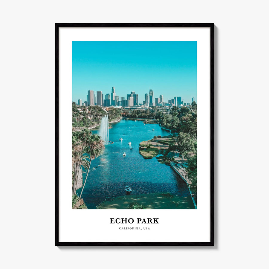 Echo Park Classic Poster, framed poster mockup