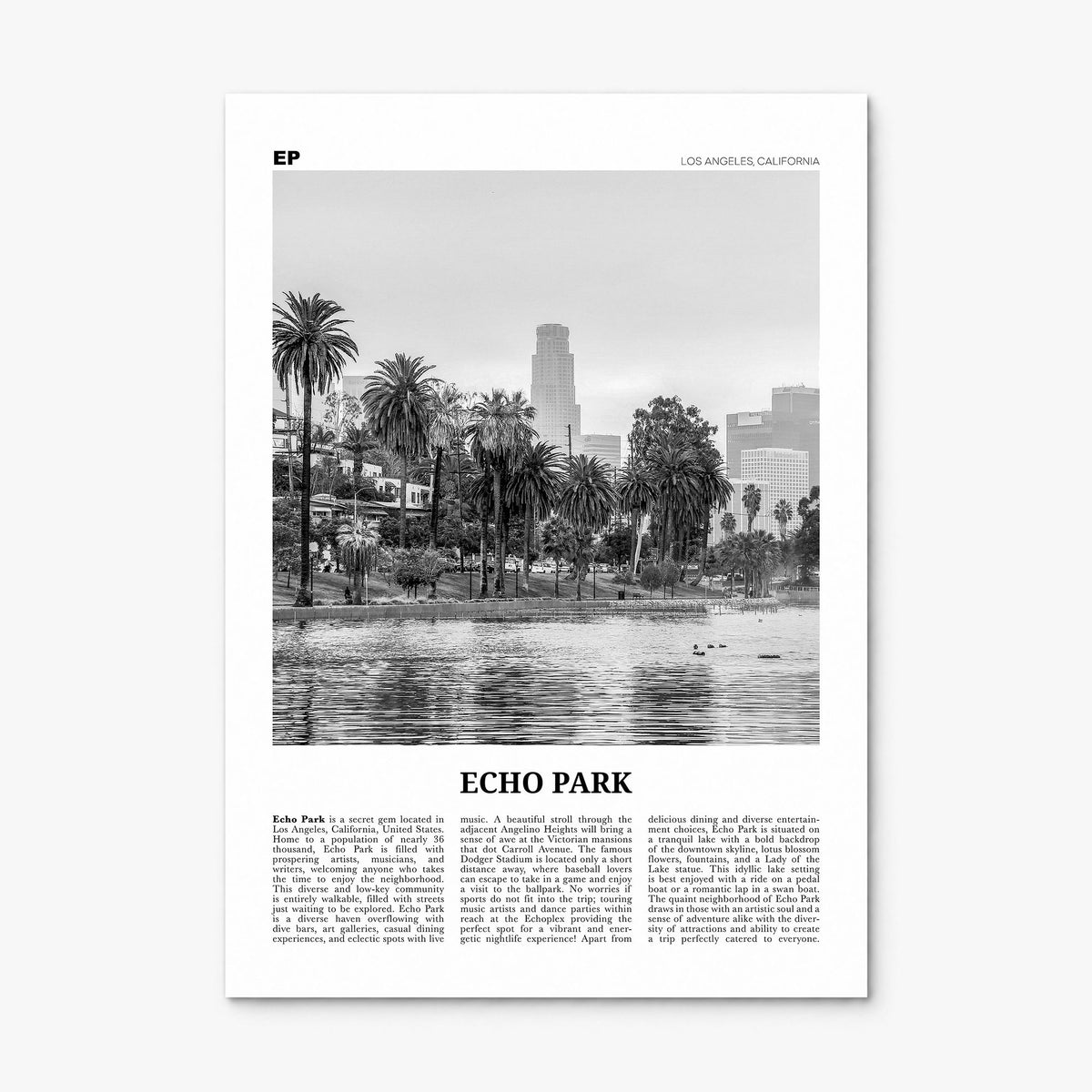 Echo Park Newspaper No 2 Poster, print only (unframed)