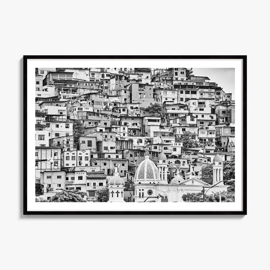 Ecuador Photo Poster, framed poster mockup, white border