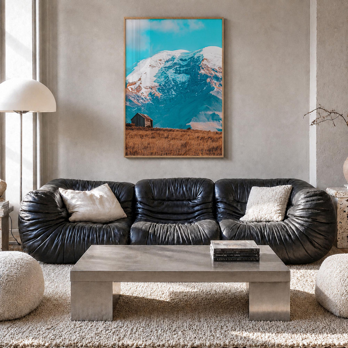 Ecuador no. 1 colorful photo poster of South America – vertical wall art in natural wood frame, hanging on wall