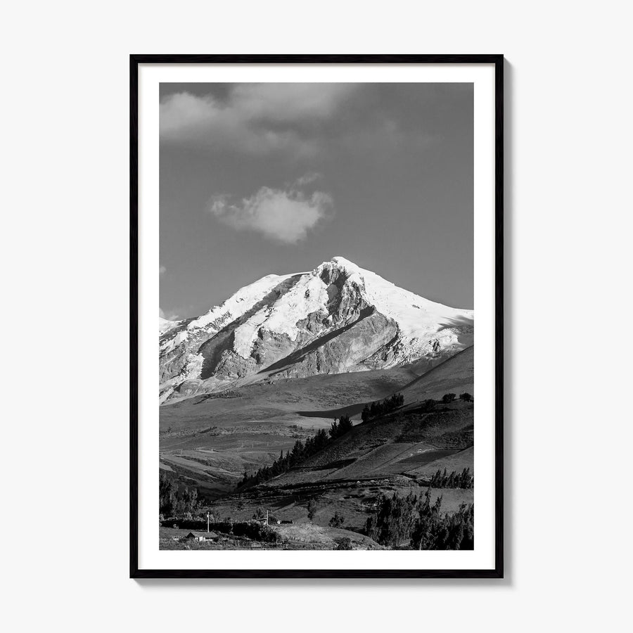 Ecuador Photo Poster, framed poster mockup, white border