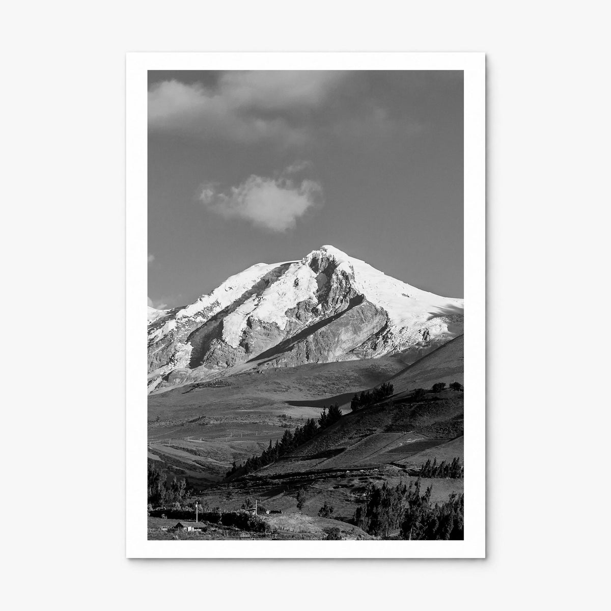 Ecuador Photo Poster, print only (unframed), white border