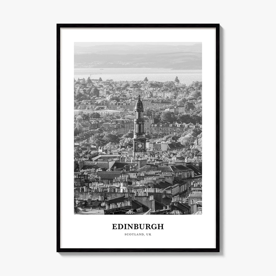 Edinburgh Classic No 1 Poster, framed poster mockup
