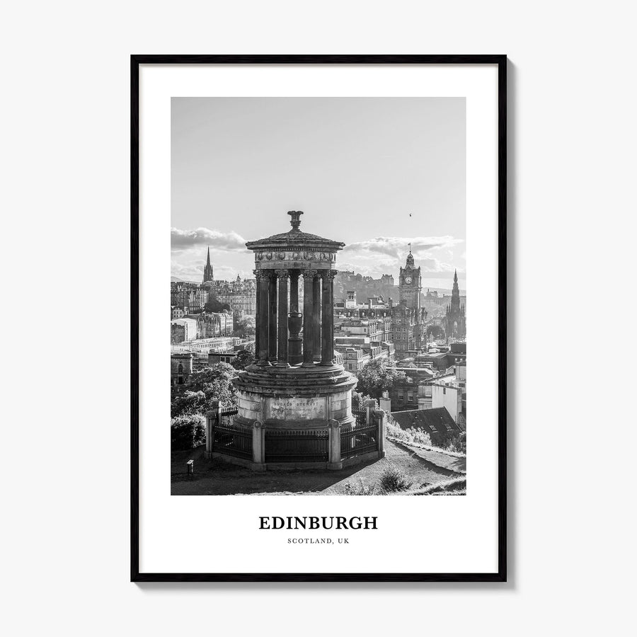 Edinburgh Classic No 2 Poster, framed poster mockup