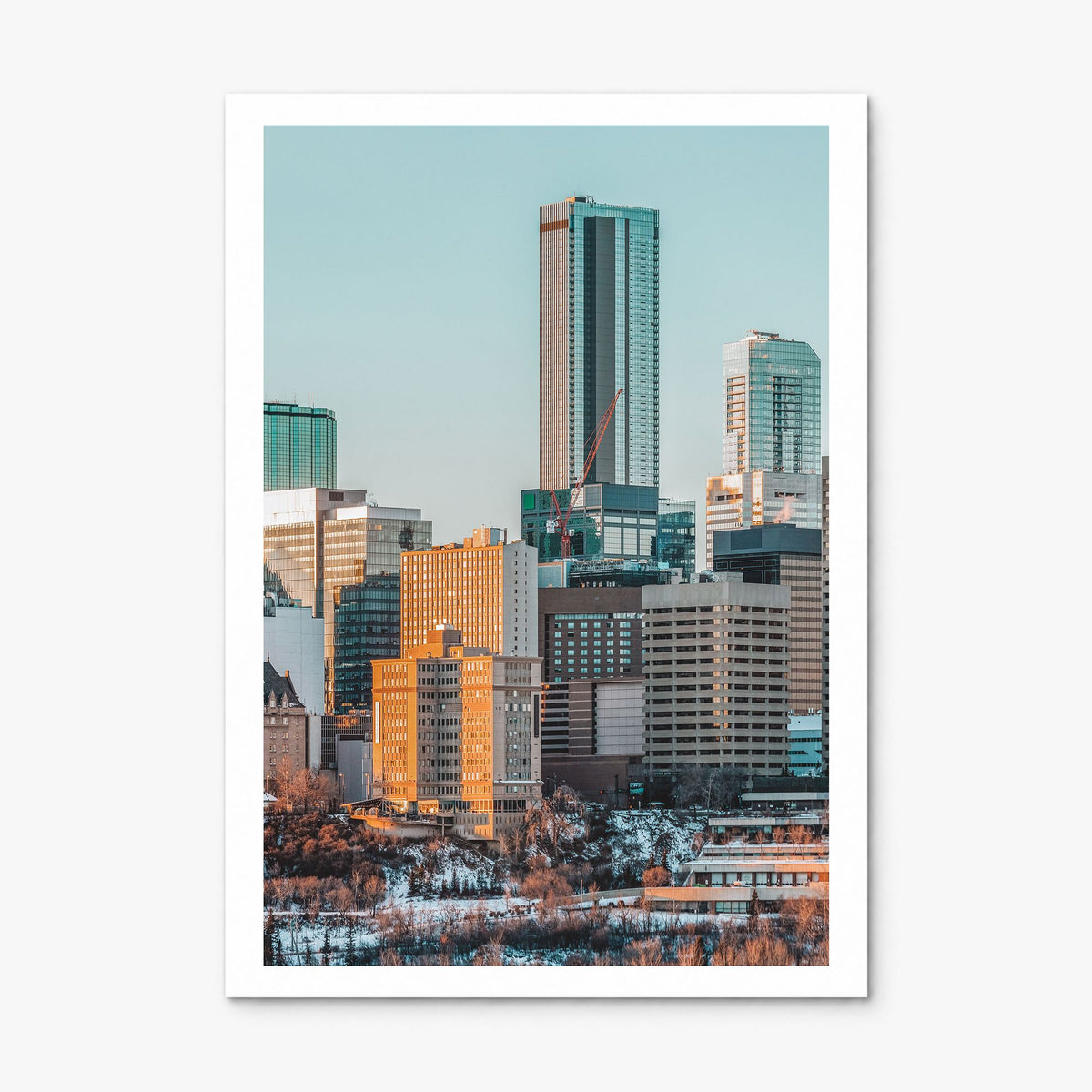 Edmonton Photo Poster, print only (unframed), white border