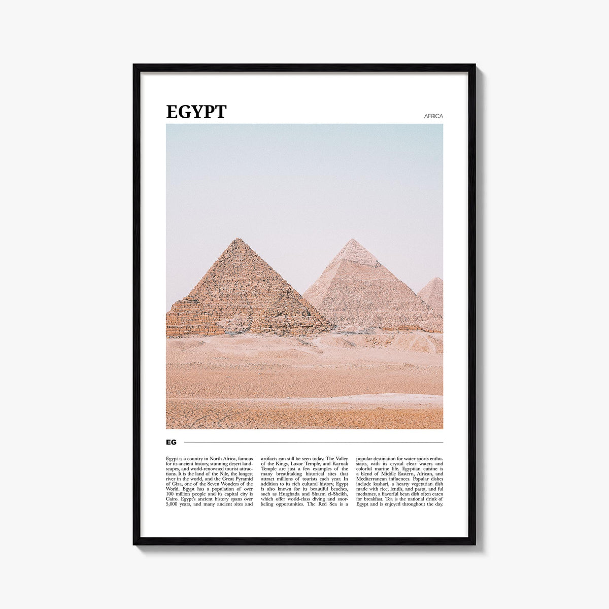 Egypt Travel Poster