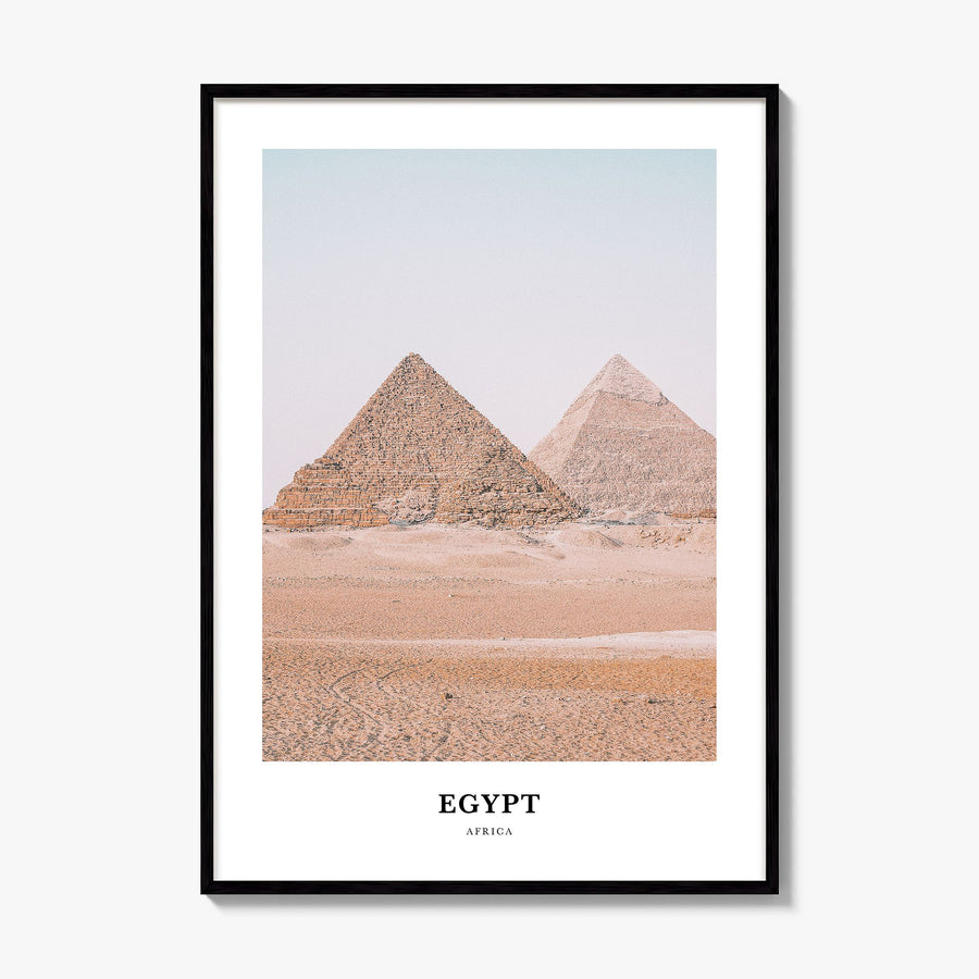 Egypt Classic Poster, framed poster mockup