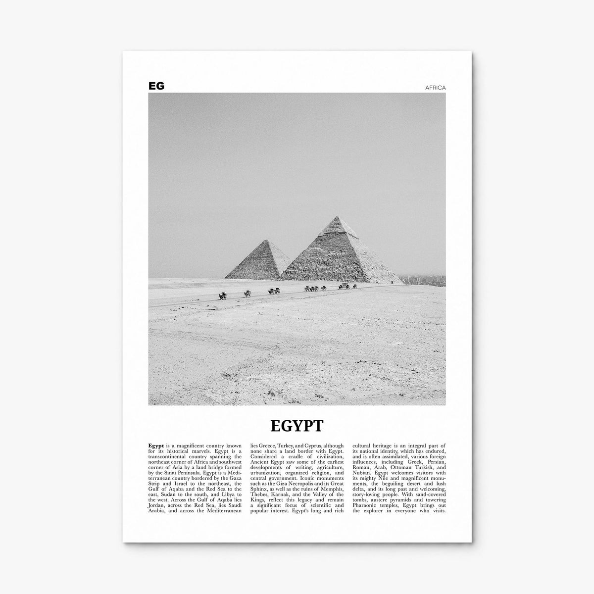 Egypt Newspaper No 3 Poster, print only (unframed)