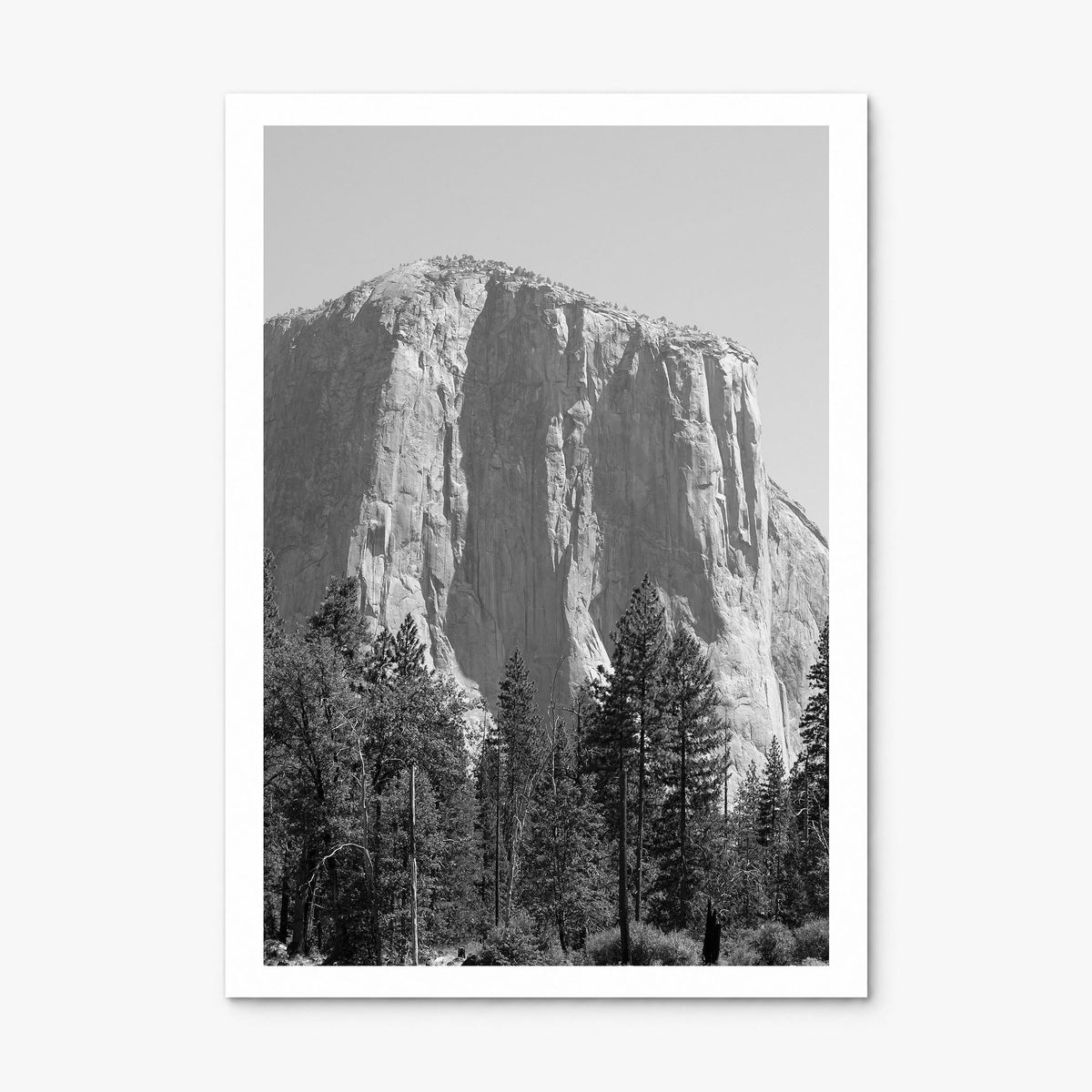El Capitan Photo Poster, print only (unframed), white border