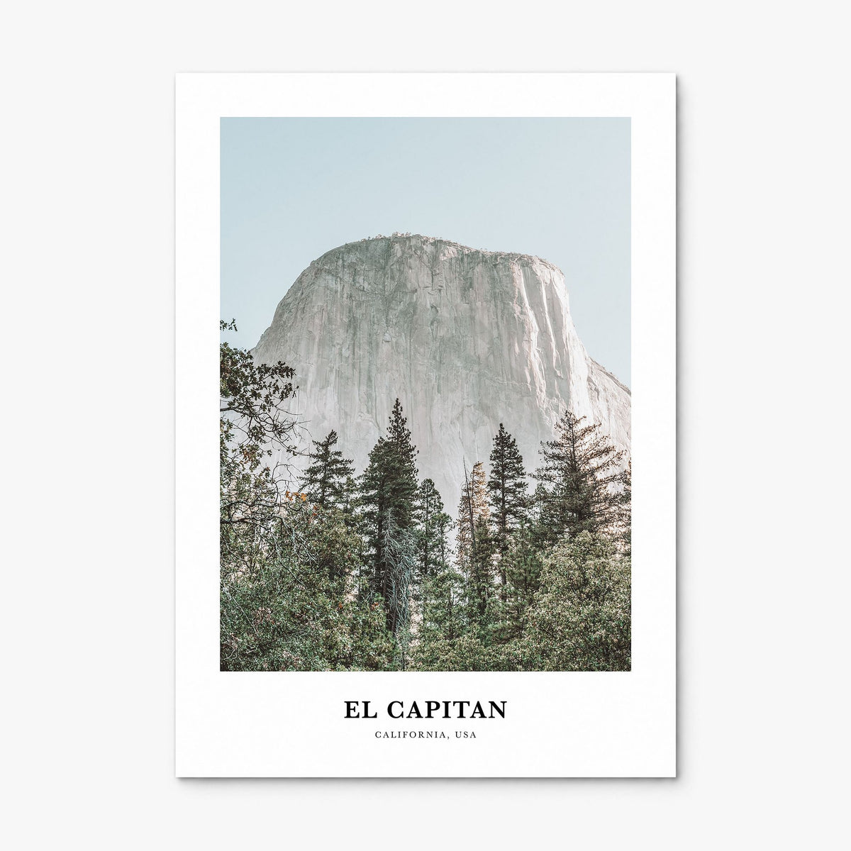 El Capitan Classic Poster, print only (unframed)