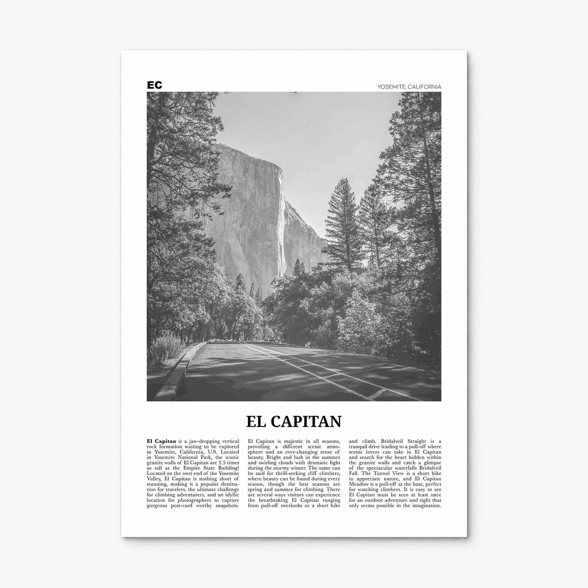 El Capitan Newspaper Poster, print only (unframed)