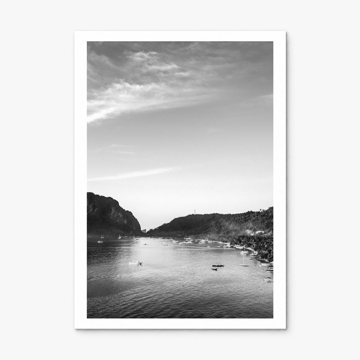 El Nido Photo Poster, print only (unframed), white border