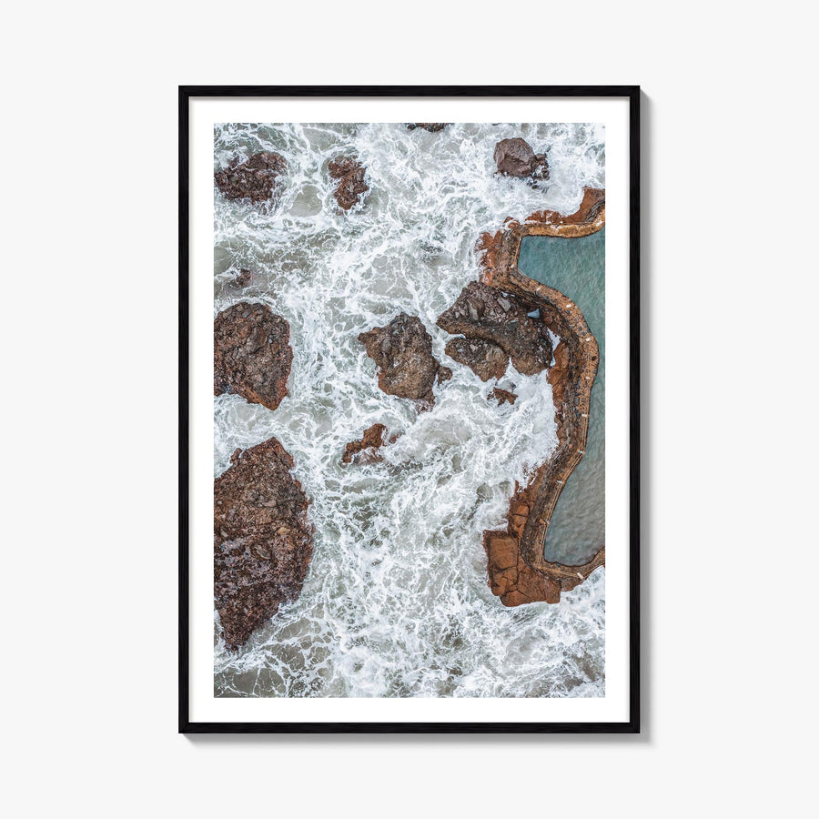 El Salvador no. 3 colorful photo poster of Central America – vertical wall art, unframed print shown in interior mockup