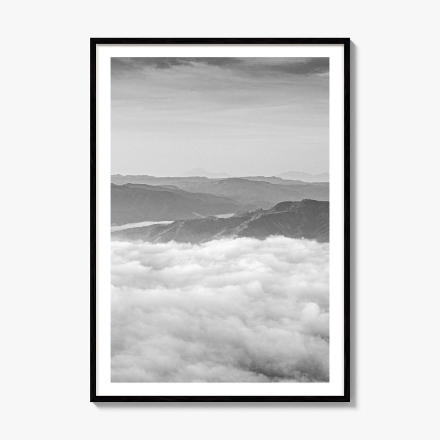El Salvador Photo Poster, framed poster mockup, white border