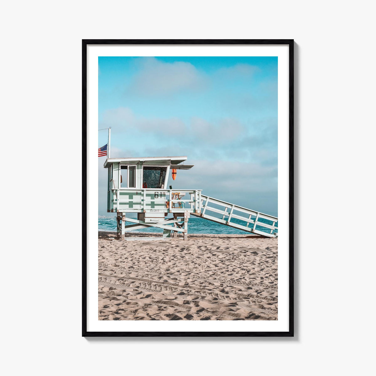 El Segundo colorful photo poster of California, USA – vertical wall art, unframed print shown in interior mockup