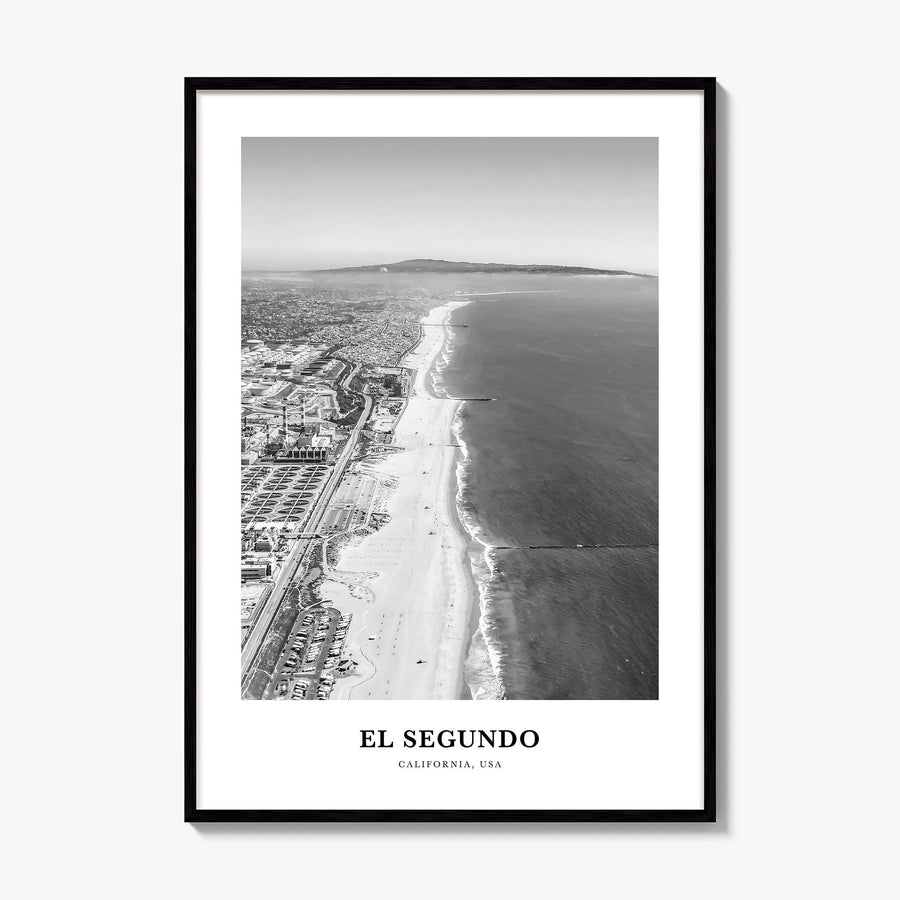 El Segundo Classic Poster, framed poster mockup