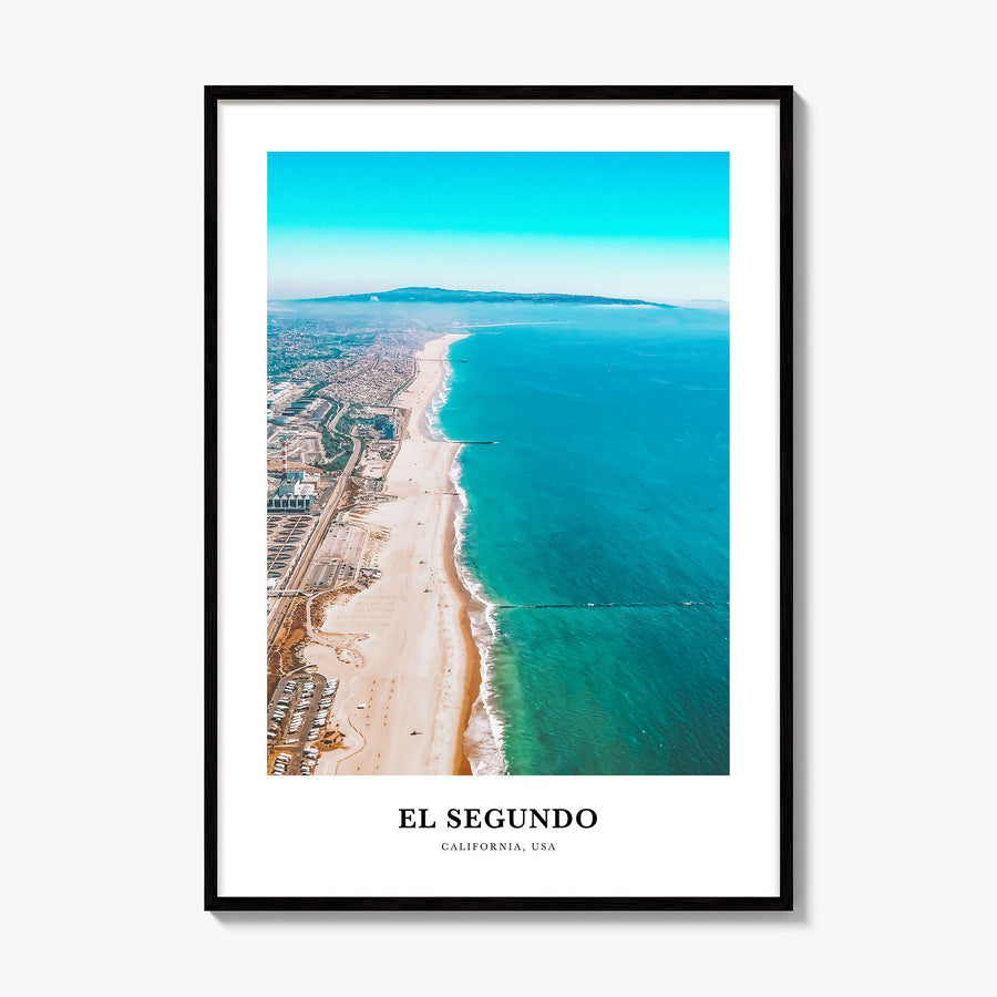 El Segundo Classic Poster, framed poster mockup