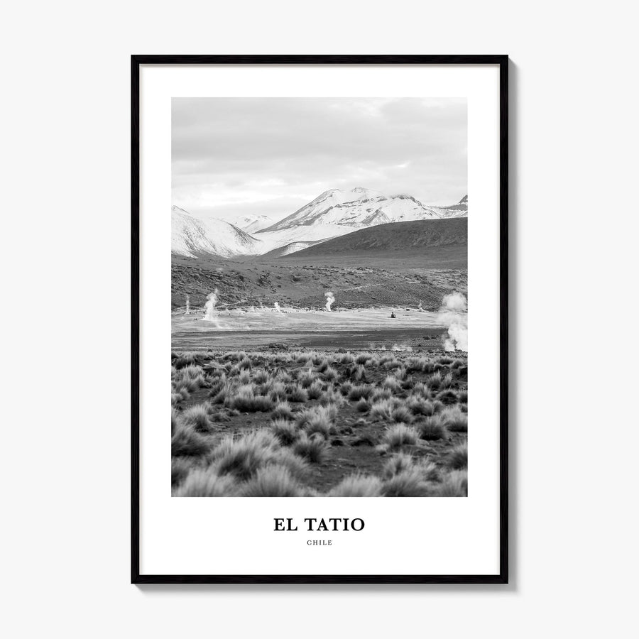 El Tatio Classic Poster, framed poster mockup