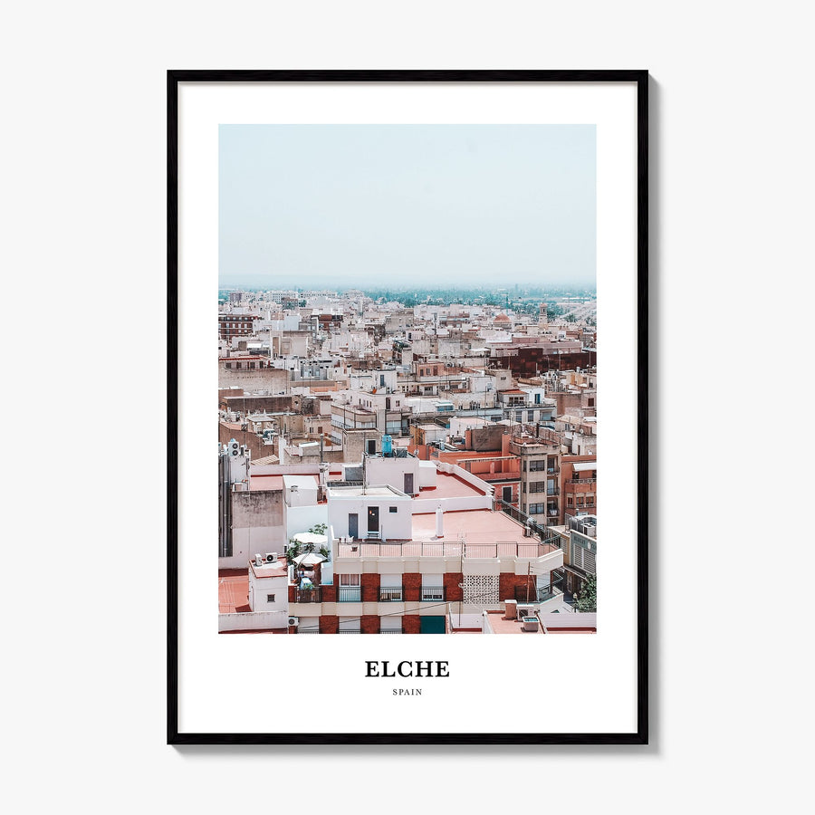 Elche Classic Poster, framed poster mockup