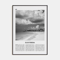 Eleuthera Poster None / 8x12 in Nbourhood Travel B&W Poster