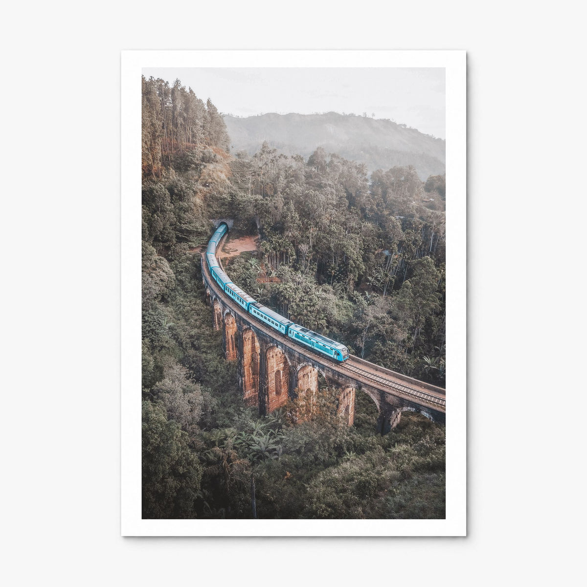 Nine Arch Bridge, Ella Photo Poster, print only (unframed), white border