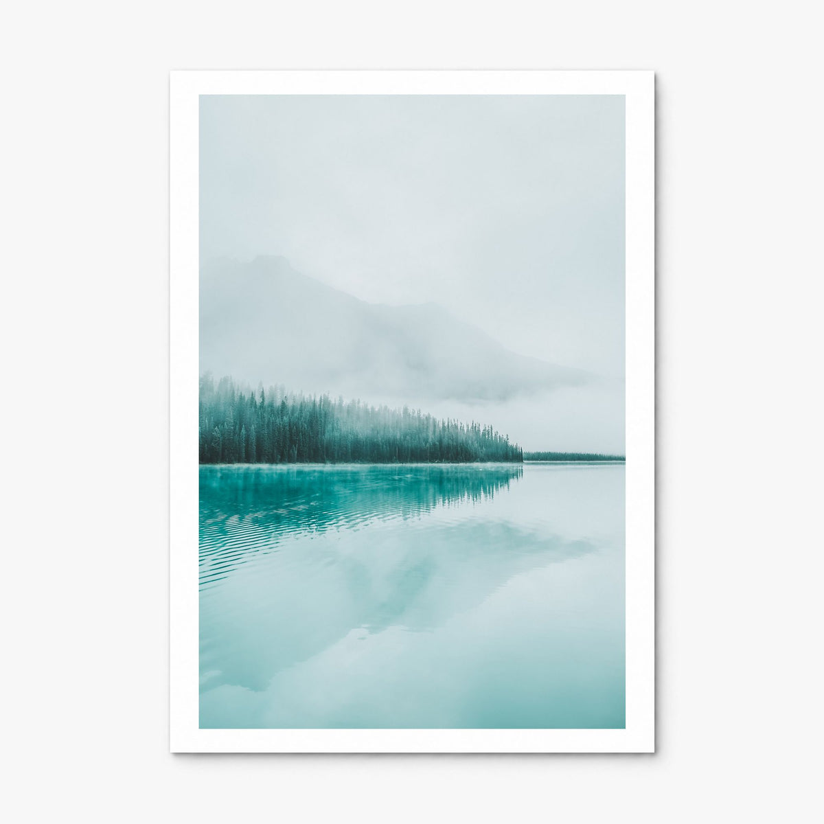 Emerald Lake Photo Poster, print only (unframed), white border