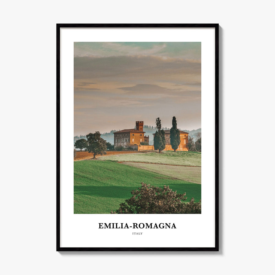 Emilia-Romagna Classic Poster, framed poster mockup
