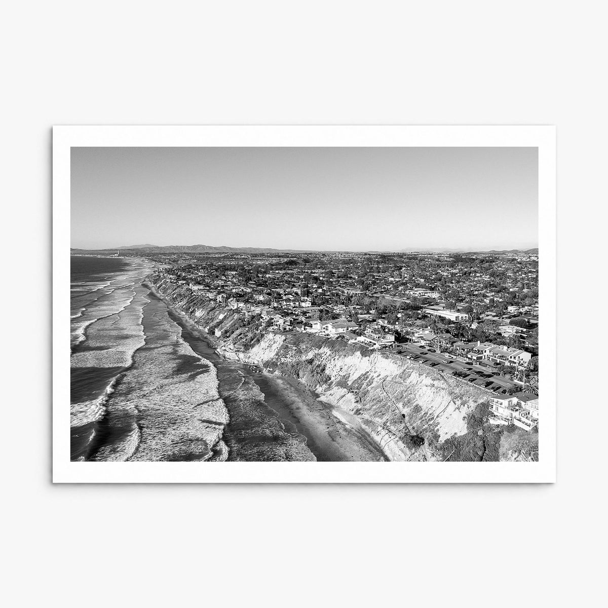 Encinitas Photo Poster, print only (unframed), white border