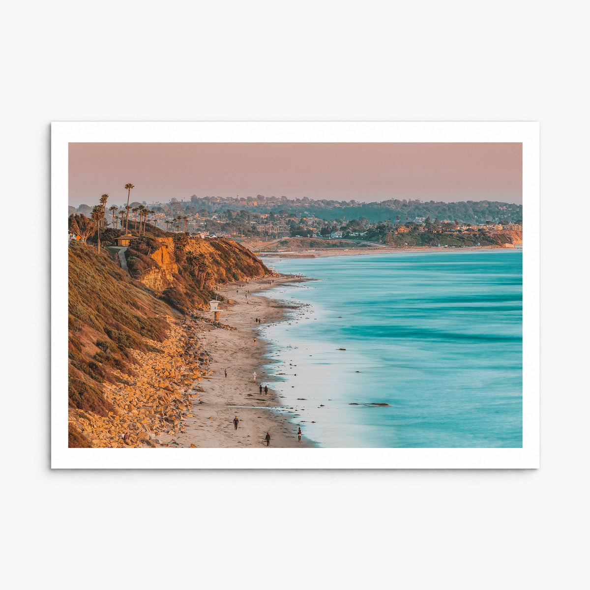 Encinitas Photo Poster, print only (unframed), white border