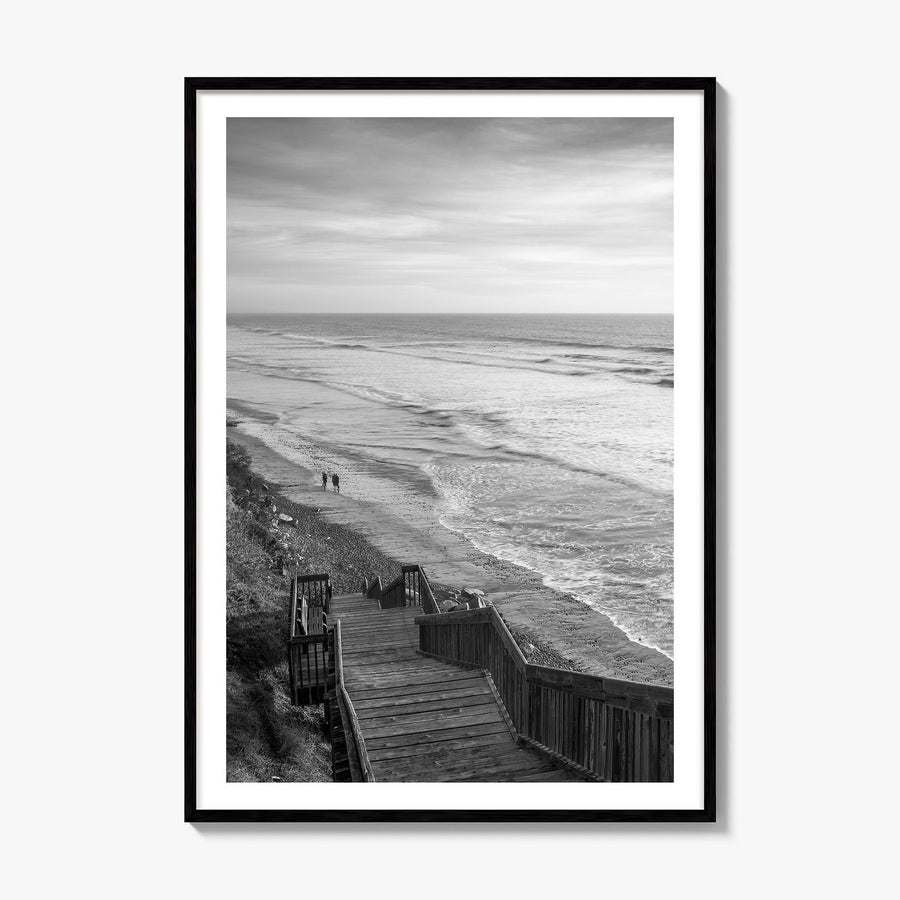 Encinitas Photo No 1 Poster, framed poster mockup, white border