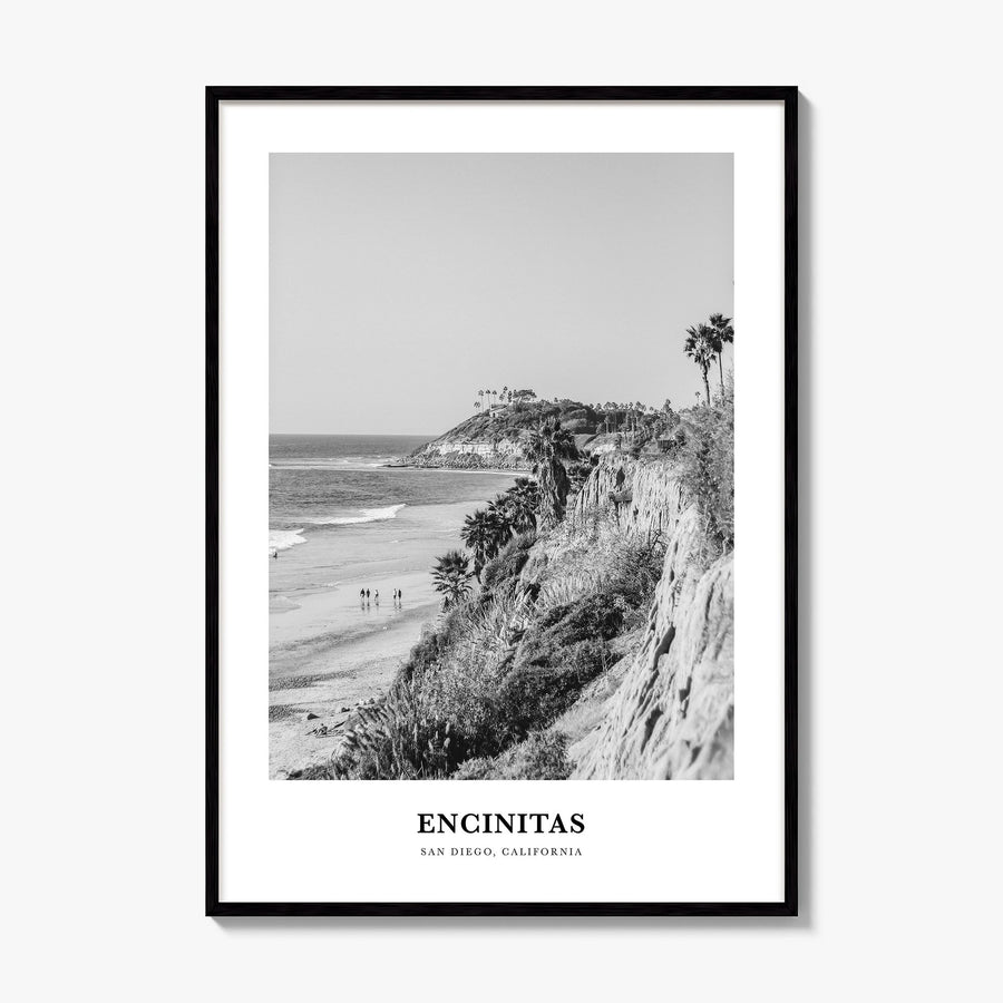 Encinitas Classic No 1 Poster, framed poster mockup