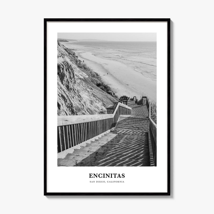Encinitas Classic No 2 Poster, framed poster mockup