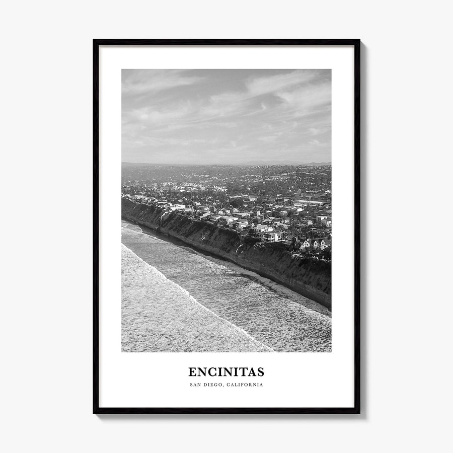 Encinitas Classic No 3 Poster, framed poster mockup
