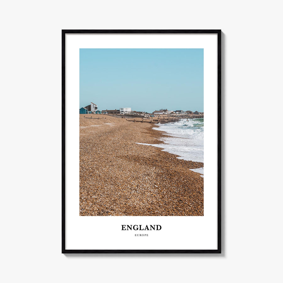 England colorful classic poster of United Kingdom – vertical wall art, unframed print shown in interior mockup