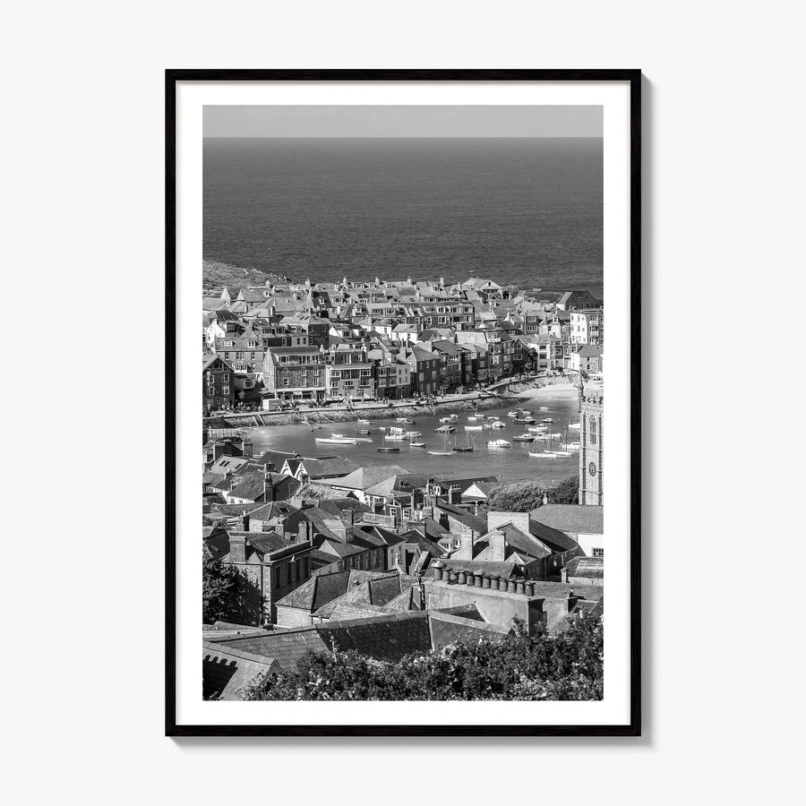 England Photo Poster, framed poster mockup, white border