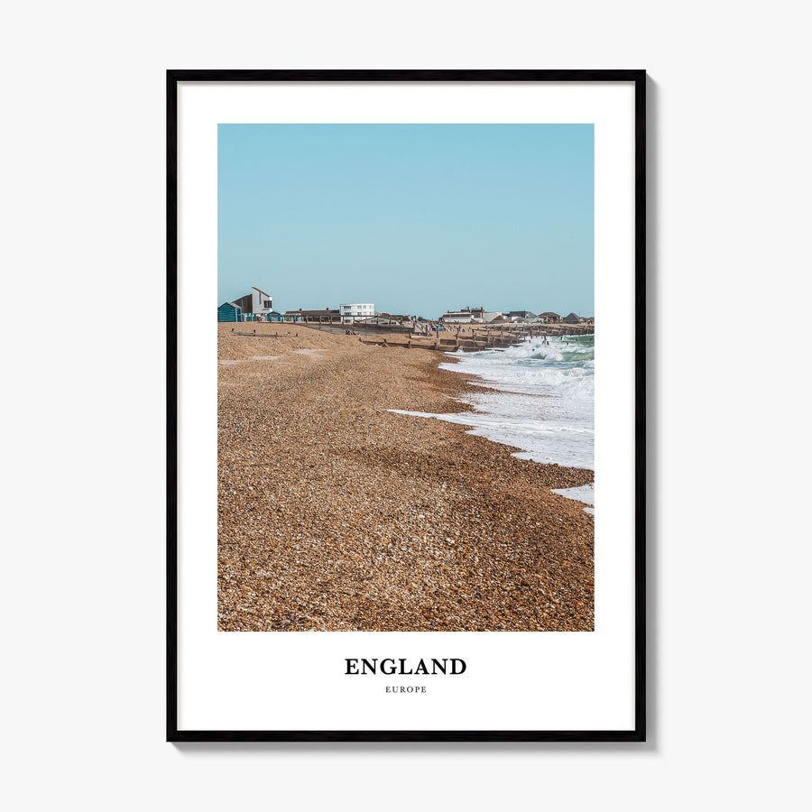 England Classic Poster, framed poster mockup